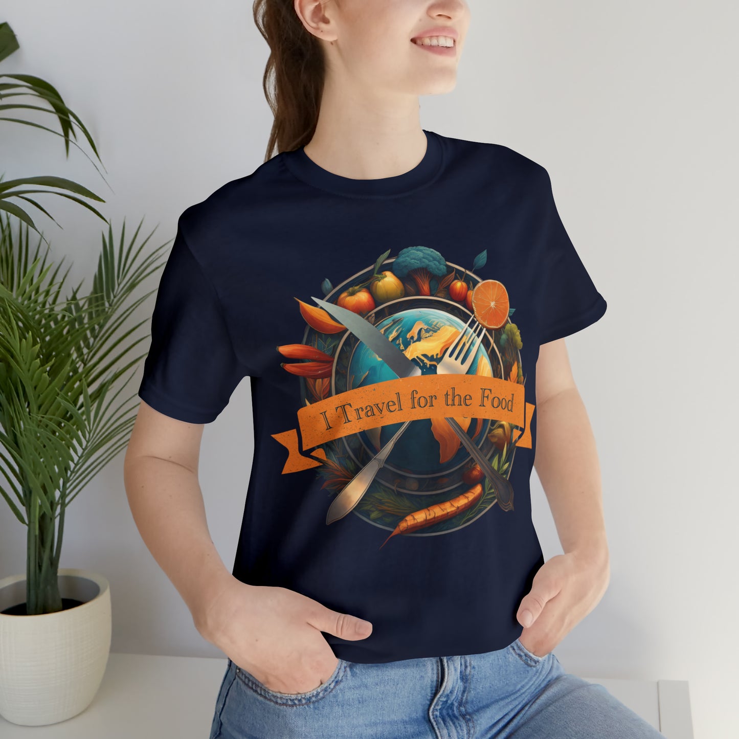 I travel for the food - best foodie t-shirt