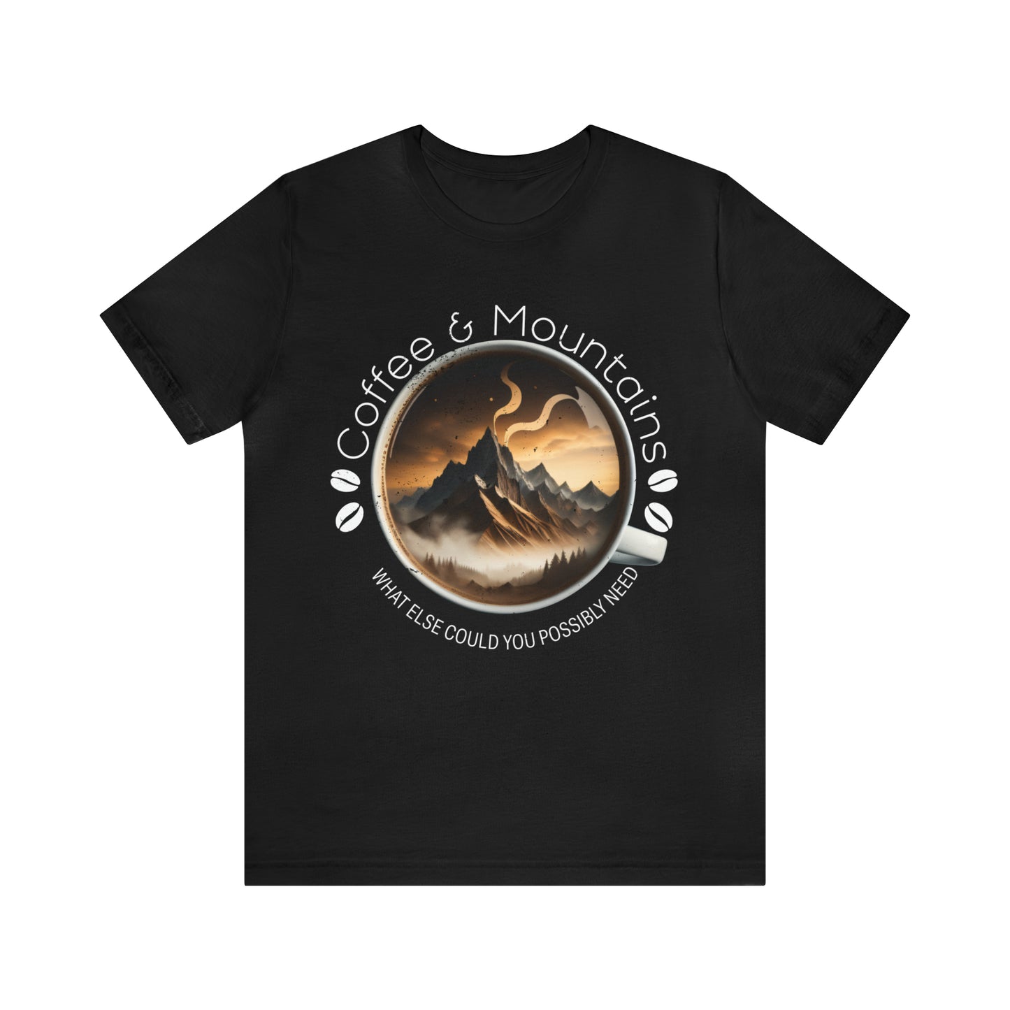 best coffee and mountain t-shirts