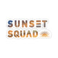 Sunset Squad Sticker for Sunset Lovers