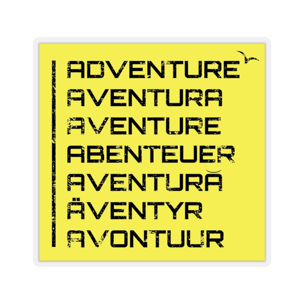 Adventure in 7 Languages Sticker