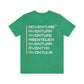 adventure in 7 languages t-shirt