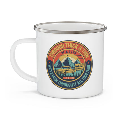 Camper Road Trip We've Been Through It All Together Camping Mug