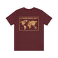 world map t-shirt