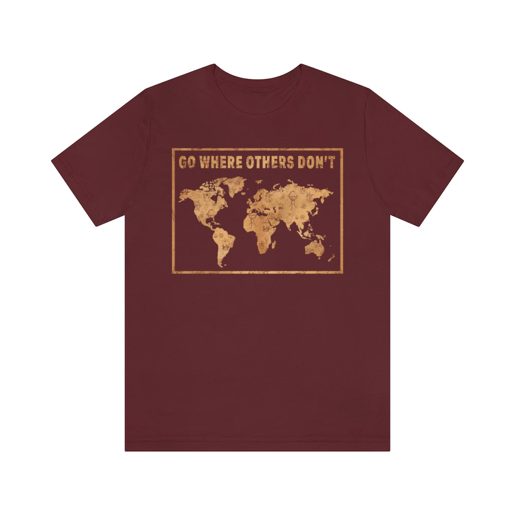 world map t-shirt