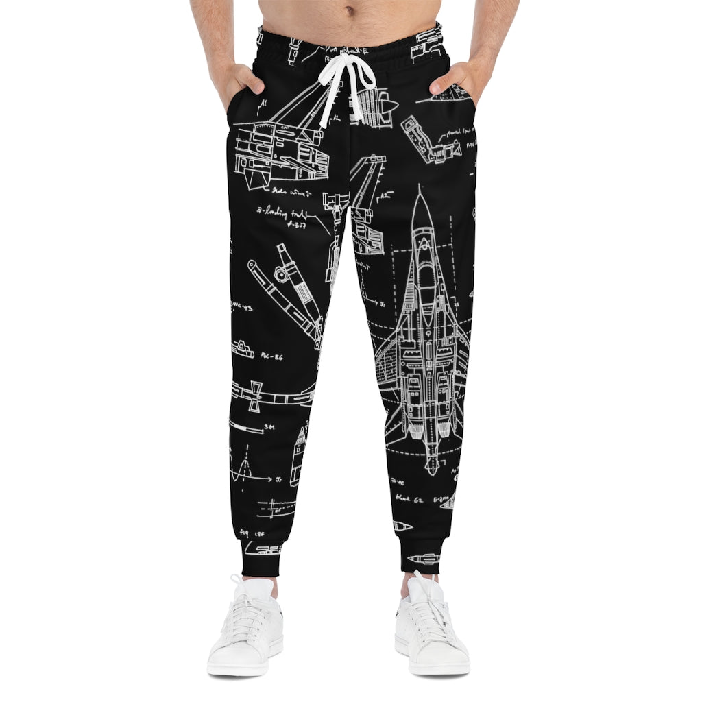 Jet Blueprint Flight Pants Athletic Sweatpants