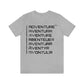 adventure in 7 languages t-shirt