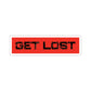 get lost decal