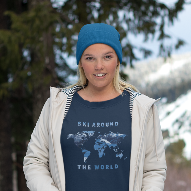 best skiing t-shirts