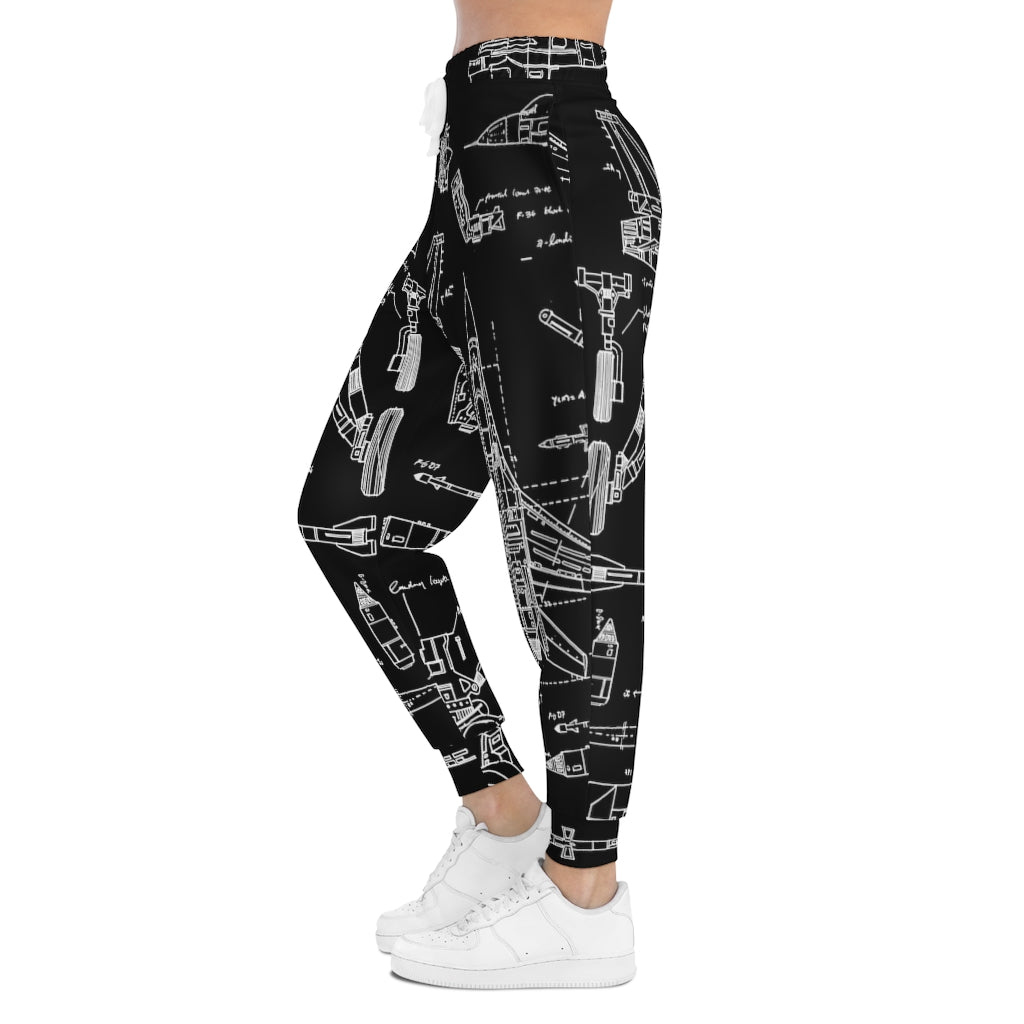 jet blueprint travel sweatpants