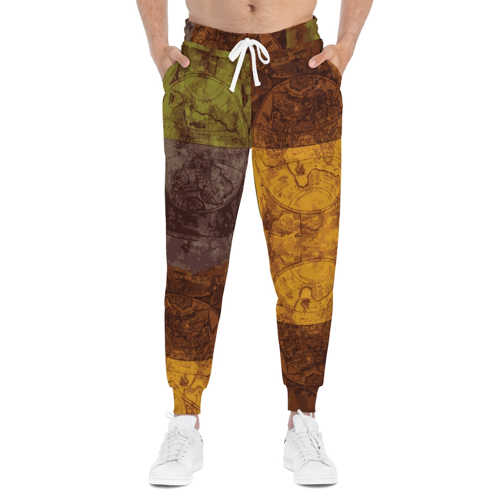 Ancient World Map Athletic Sweatpants